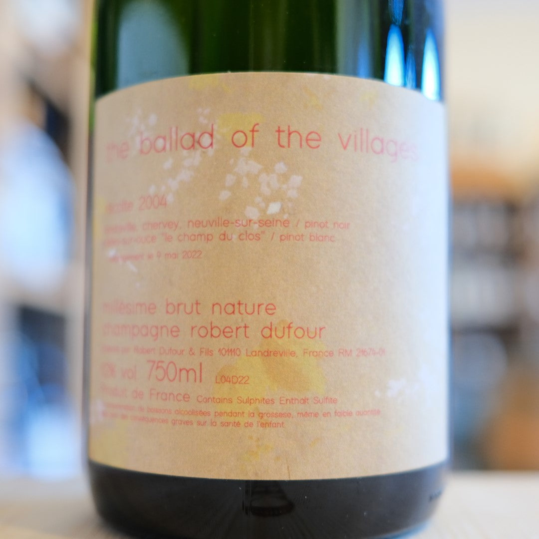 Brut Nature Champagne "Ballad of the Village" Vintage 2004