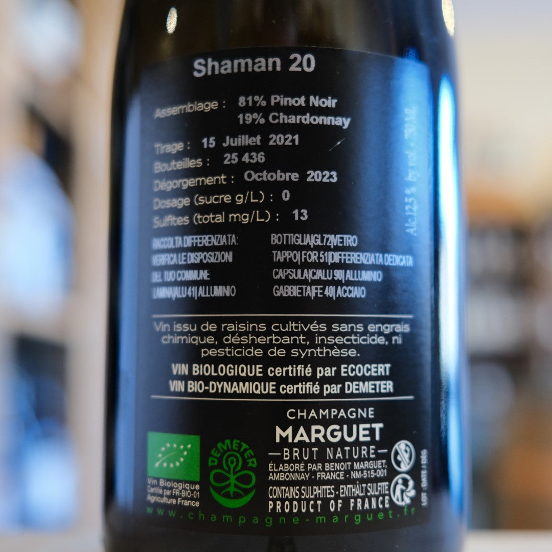 Champagne Grand Cru "Shaman" 20 Brut Nature