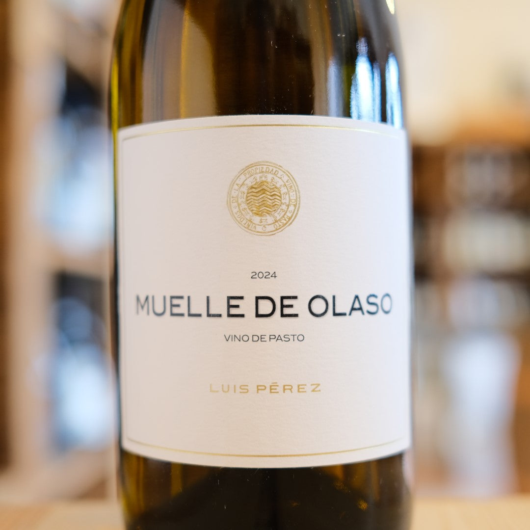 El Muelle de Olaso 2024 Luis Perez etichetta | Cadiz wine label Spain