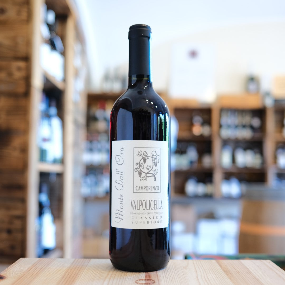 Bottiglia Valpolicella Classico Superiore Camporenzo 2021 Monte dall’Ora Veneto red wine bottle