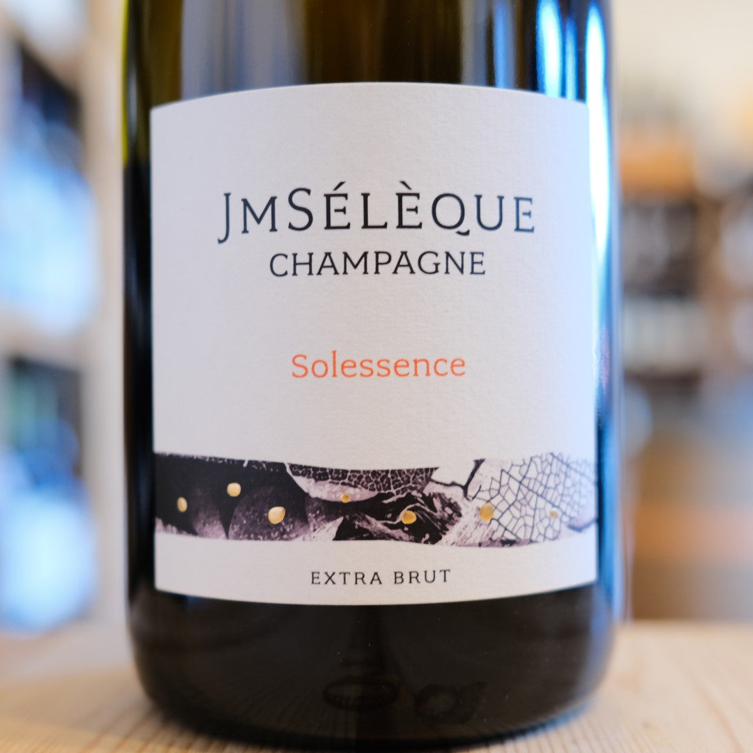 Etichetta Champagne Extra Brut Solessence J.M. Sélèque