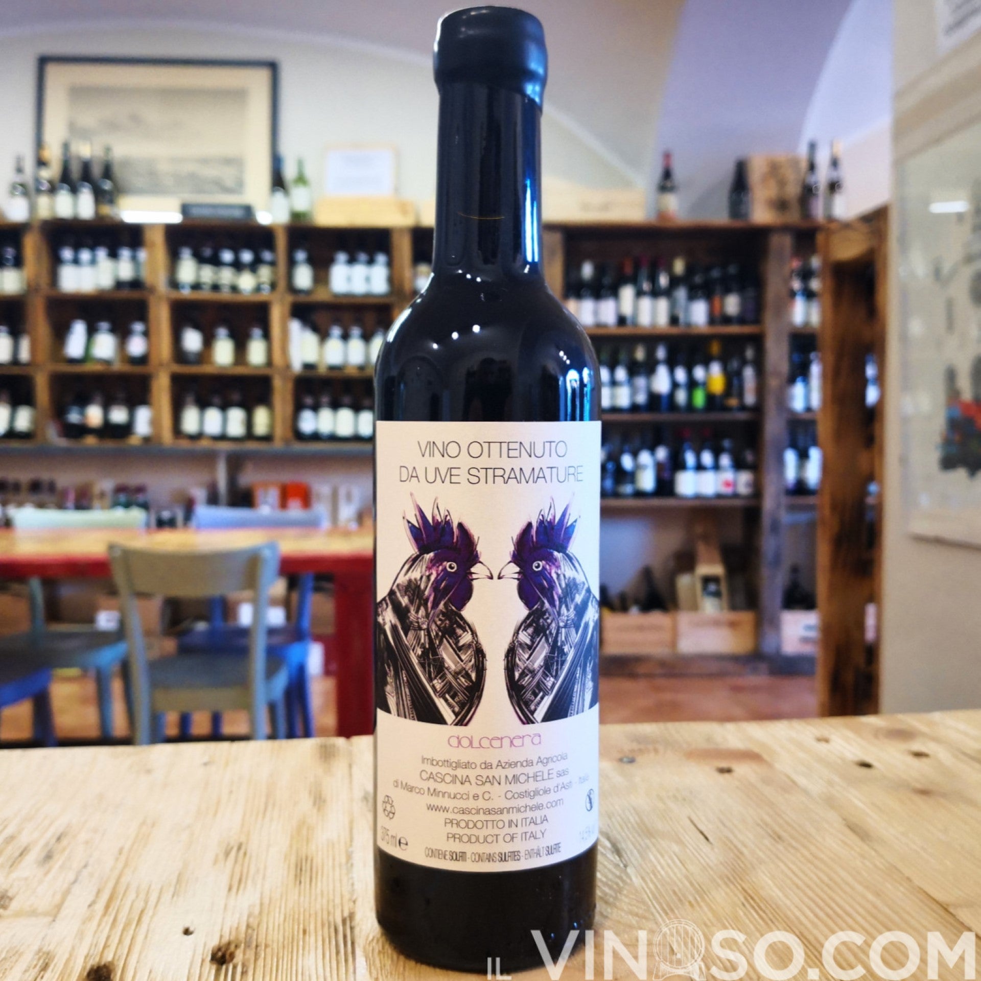Vino Rosso "Dolcenera" da Uve Stramature