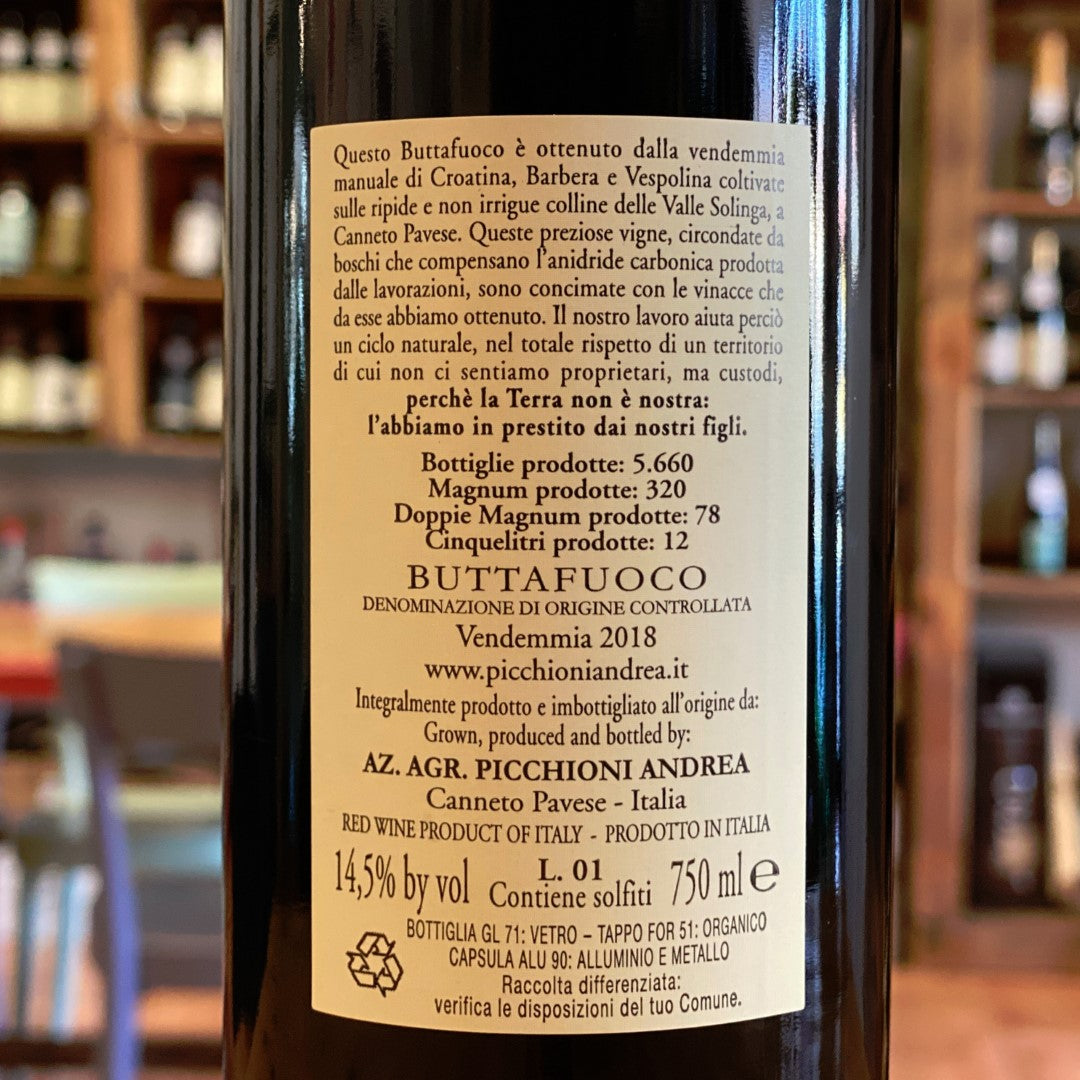 Buttafuoco "Bricco Riva Bianca" 2018