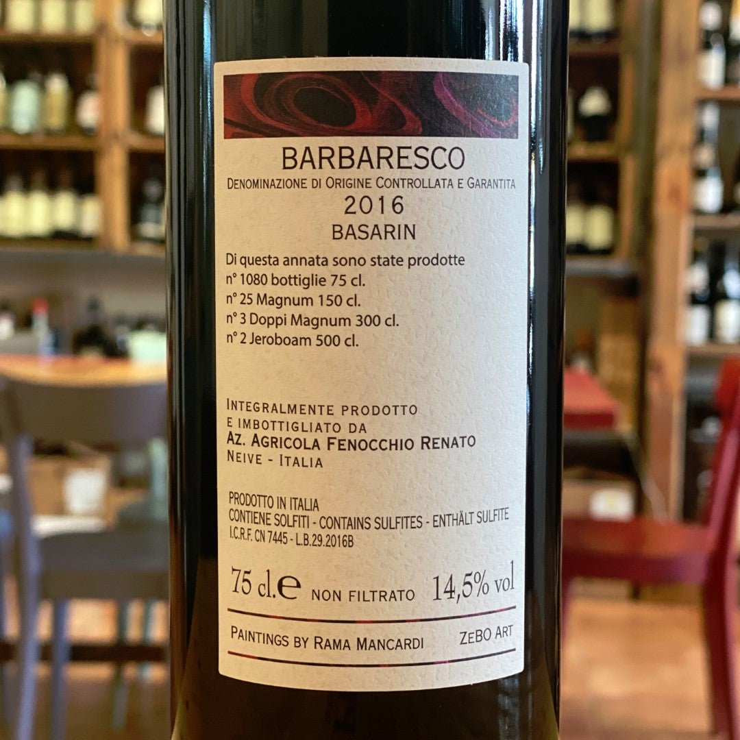 Barbaresco "Basarin" 2016