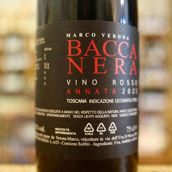 Vino Rosso  "Bacca Nera" 2023 Toscana IGT