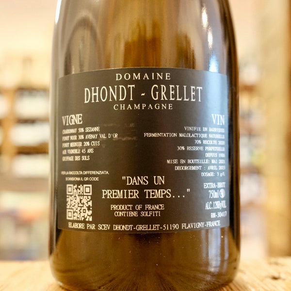 Champagne Extra Brut "Dans un Premier Temps"