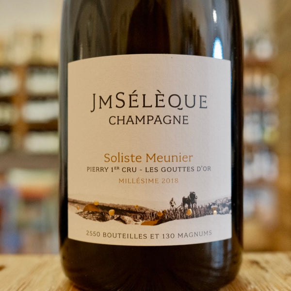 Champagne Extra Brut "Soliste Meunier Les Gouttes d'Or" Premier Cru