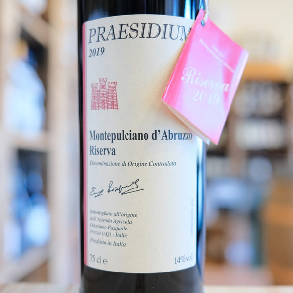 Montepulciano d'Abruzzo Riserva 2019