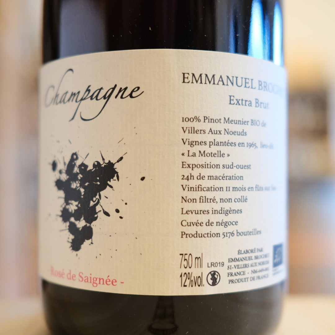 Champagne Rosé de Saignée Extra Brut Premier Cru