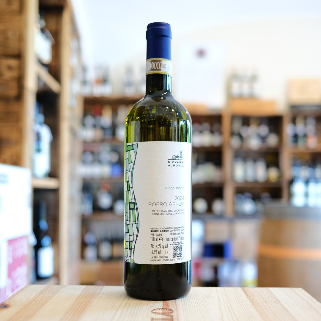 Roero Arneis Vigne Sparse 2025 Giovanni Almondo bottiglia | Roero Arneis DOCG wine bottle Italy