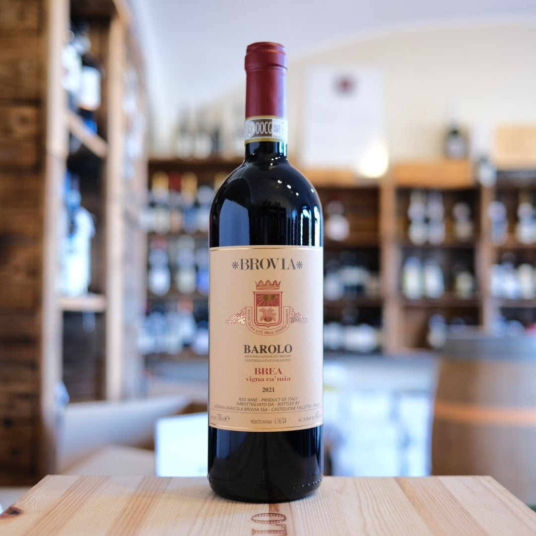 Barolo Brea Vigna Ca Mia 2021 Brovia bottiglia wine bottle Serralunga d’Alba Italy