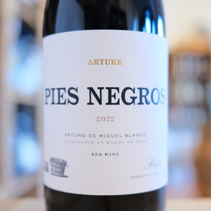 Rioja Pies Negros 2022 Artuke etichetta | Rioja DOCa Tempranillo wine label Spain