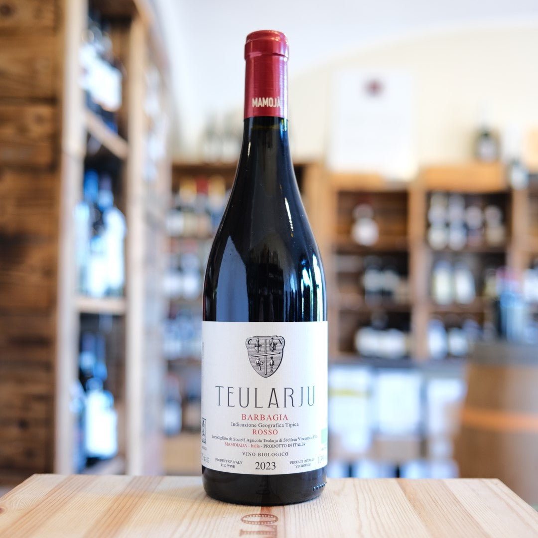 Barbagia Rosso Mamoja 2023 Teularju bottiglia | Barbagia Rosso IGT Mamoiada wine bottle Sardinia