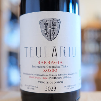 Barbagia Rosso Mamoja 2023 Teularju etichetta | Barbagia Rosso IGT Mamoiada wine label Sardinia