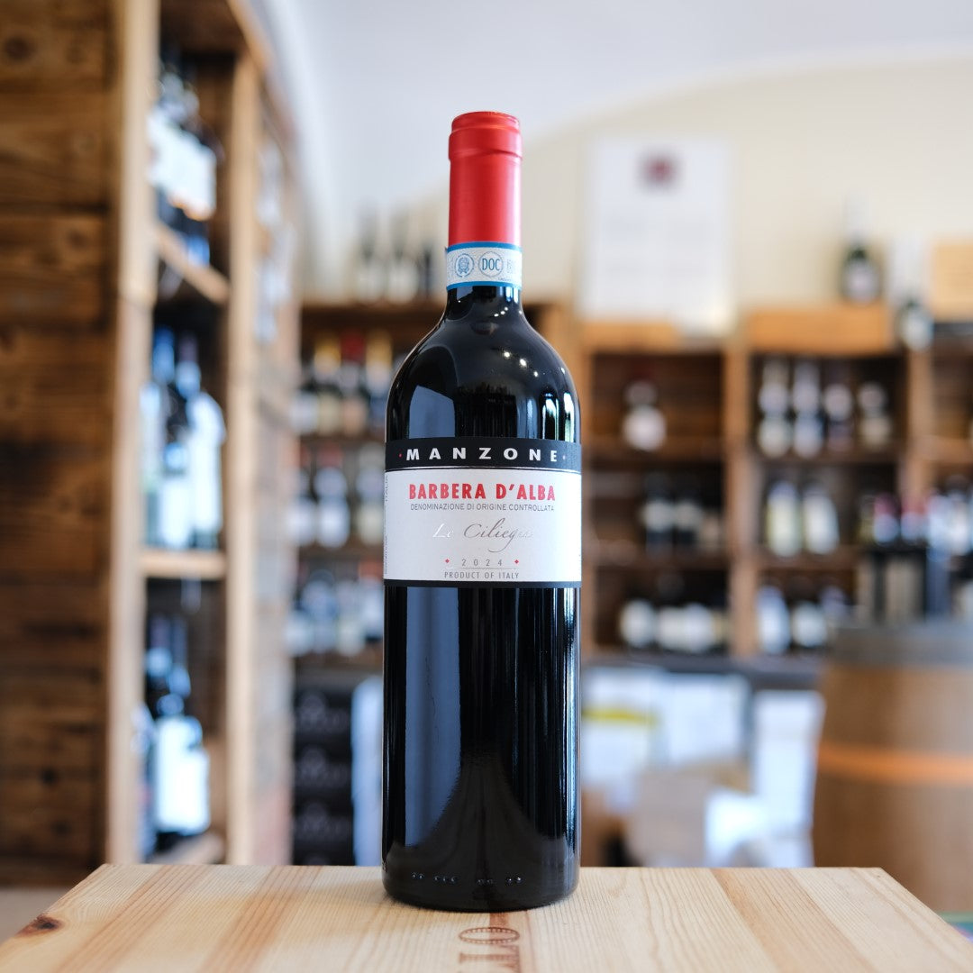 Barbera d’Alba Le Ciliegie 2024 Giovanni Manzone bottiglia | Barbera d’Alba DOC wine bottle Italy