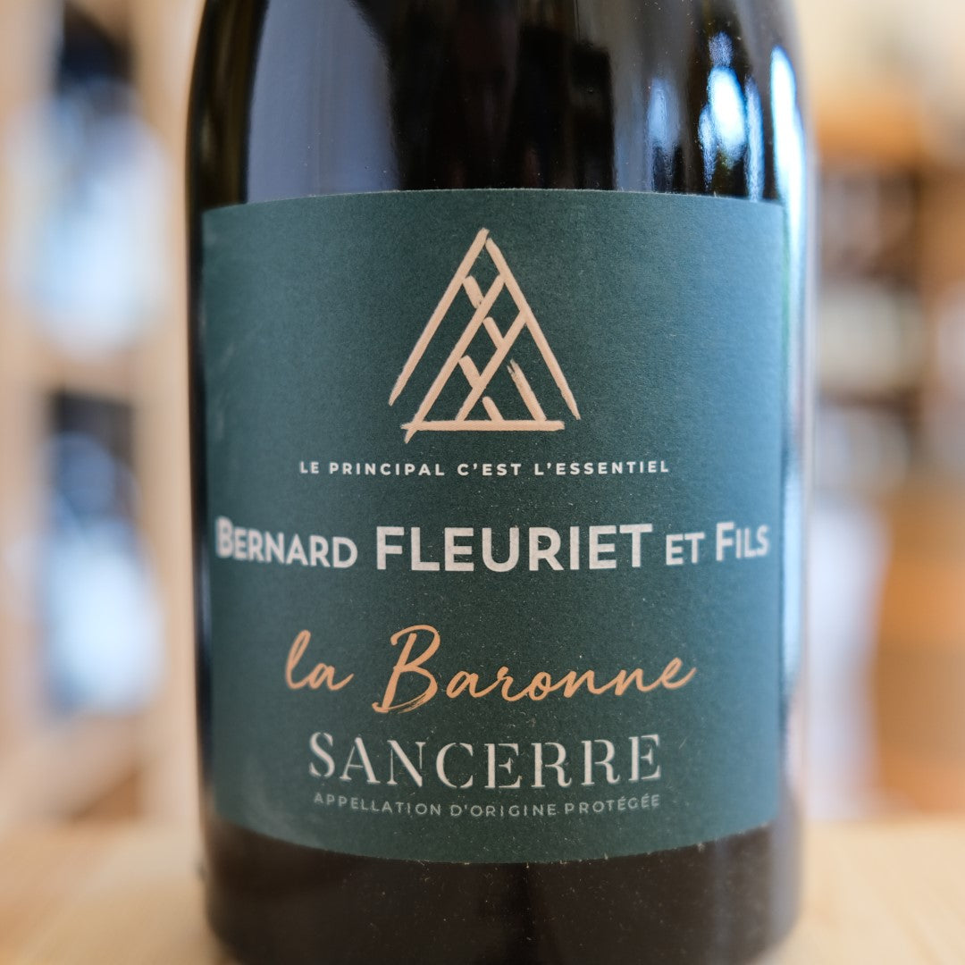 Sancerre La Baronne 2023 Domaine Bernard Fleuriet etichetta | Sancerre Sauvignon Blanc wine label Loire