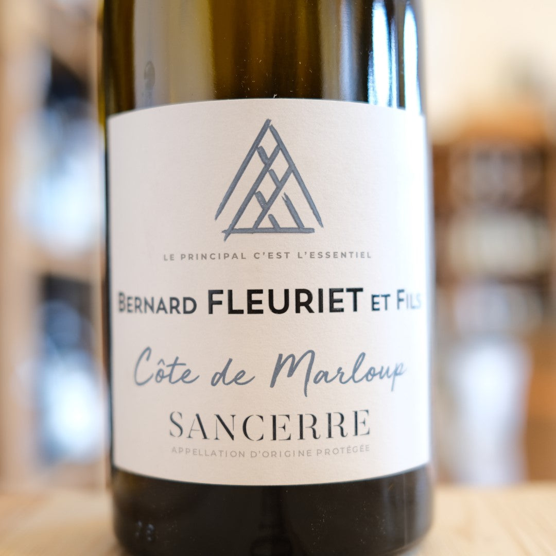 Sancerre Cote de Marloup 2023 Domaine Bernard Fleuriet etichetta | Loire Sauvignon Blanc label Sancerre
