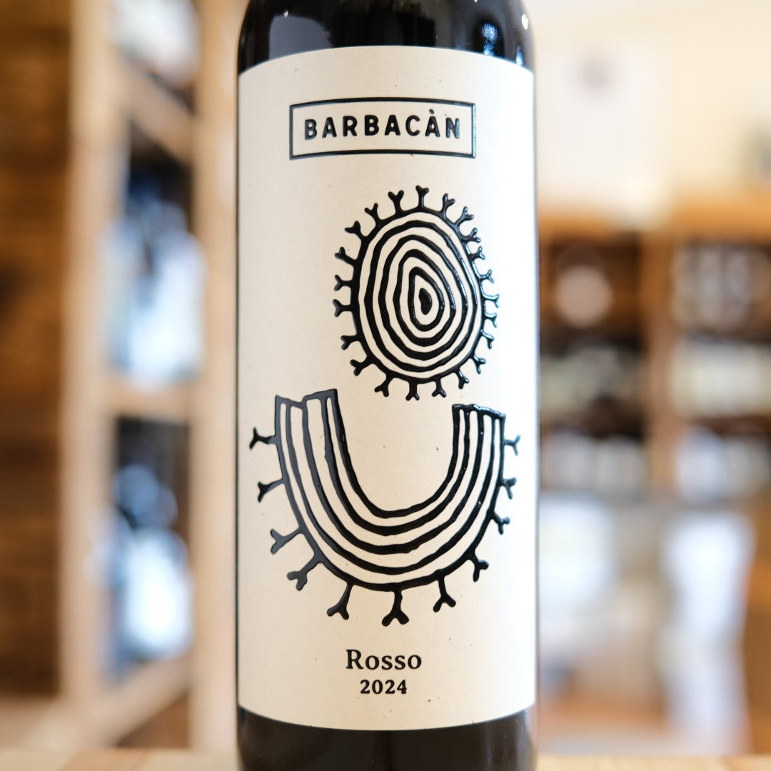 Rosso Alpi Retiche 2024 Barbacan etichetta | Valtellina Nebbiolo wine label Italy