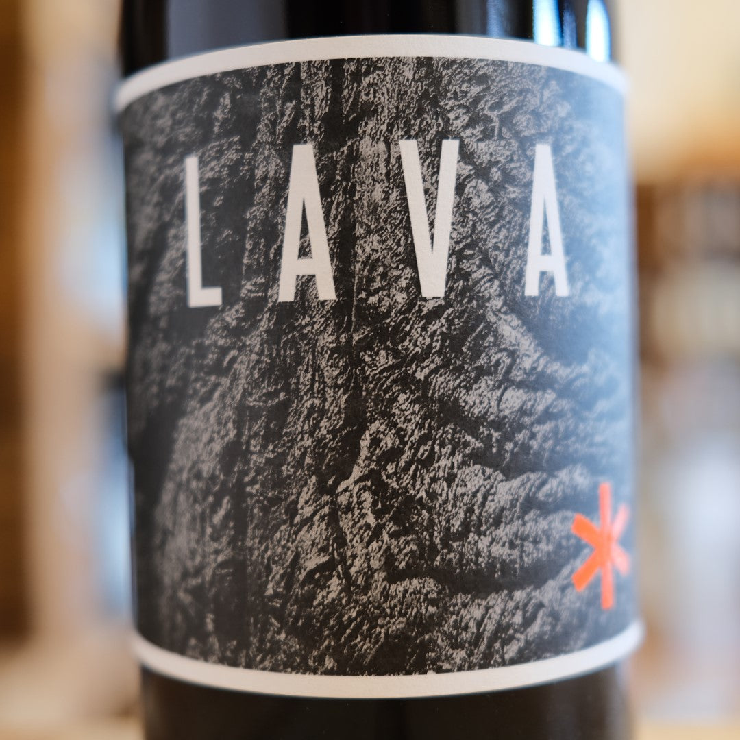 Lomo de Los Ingleses 2023 Bodega Lava etichetta | Canary Islands wine label volcanic soil