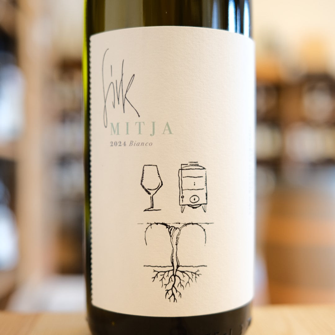 Etichetta Bianco di Mitja 2024 Mitja Sirk, Friulano da Cormòns e Collio – white wine label from Friuli