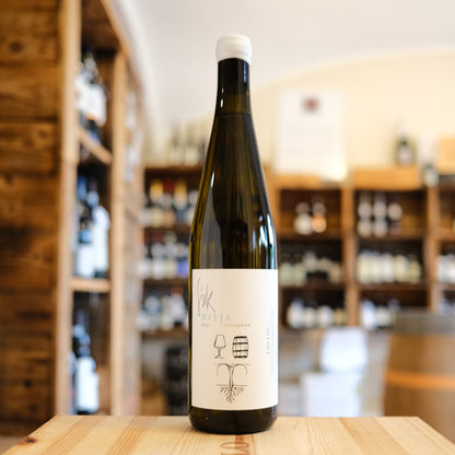 Bottiglia Ca’ Savorgnan 2023 Mitja Sirk, Collio DOC Bianco da Friulano di Cormòns – Italian Friulano white wine bottle