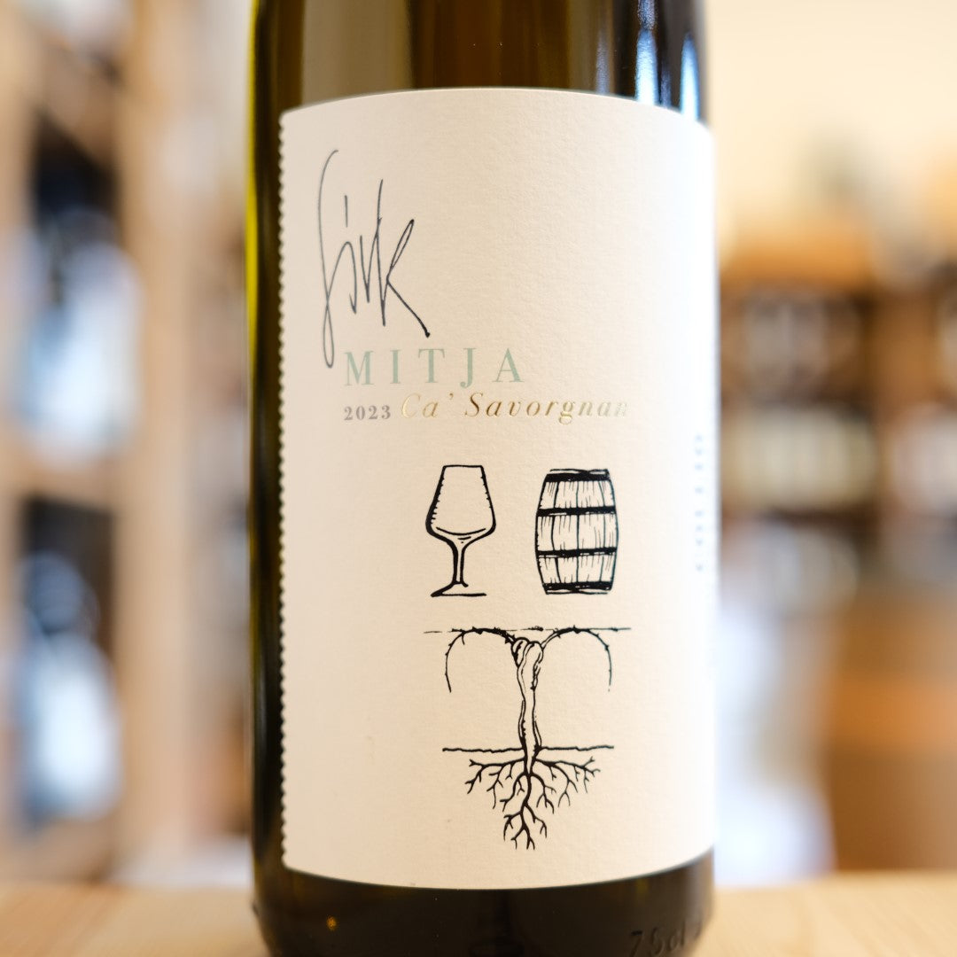 Etichetta Ca’ Savorgnan 2023 Mitja Sirk, Collio Bianco da vecchie vigne di Friulano – Friuli white wine label