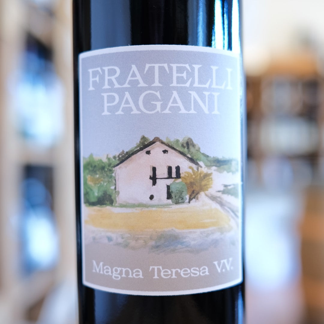 Etichetta Magna Teresa V.V. 2024 Fratelli Pagani Freisa Vino Rosso Piemonte wine label