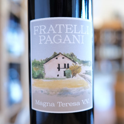 Etichetta Magna Teresa V.V. 2024 Fratelli Pagani Freisa Vino Rosso Piemonte wine label