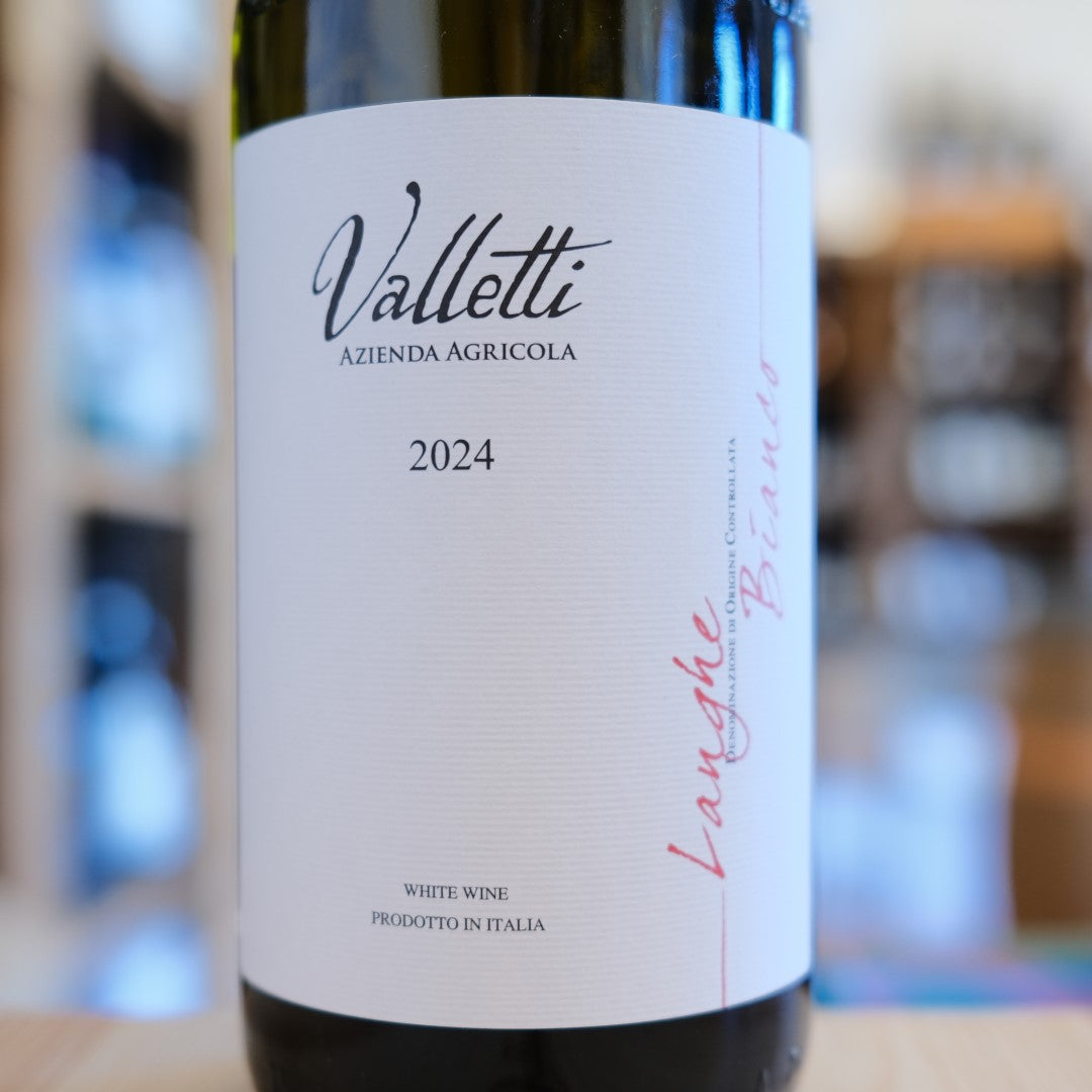 Etichetta Langhe Bianco 2024 Valletti Timorasso Langhe DOC wine label