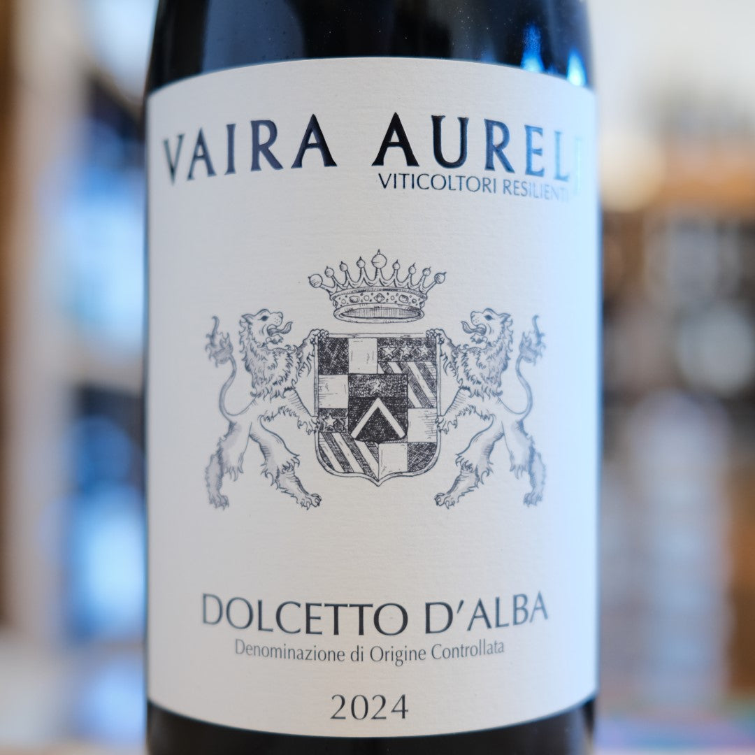 Etichetta Dolcetto d’Alba 2024 Vaira Aurelj Dolcetto Alba DOC wine label