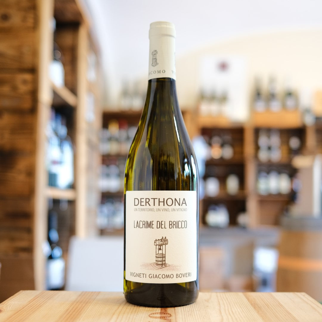 Bottiglia Derthona Lacrime del Bricco 2023 Giacomo Boveri Timorasso Piemonte white wine