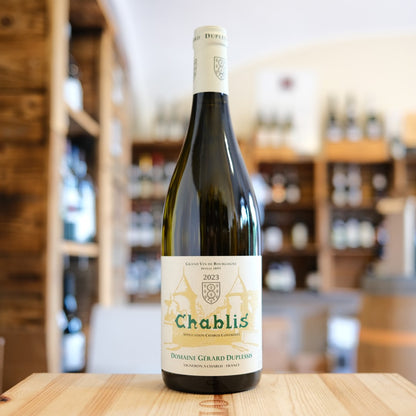 Bottiglia Chablis 2023 Gérard Duplessis Chardonnay Borgogna France white wine