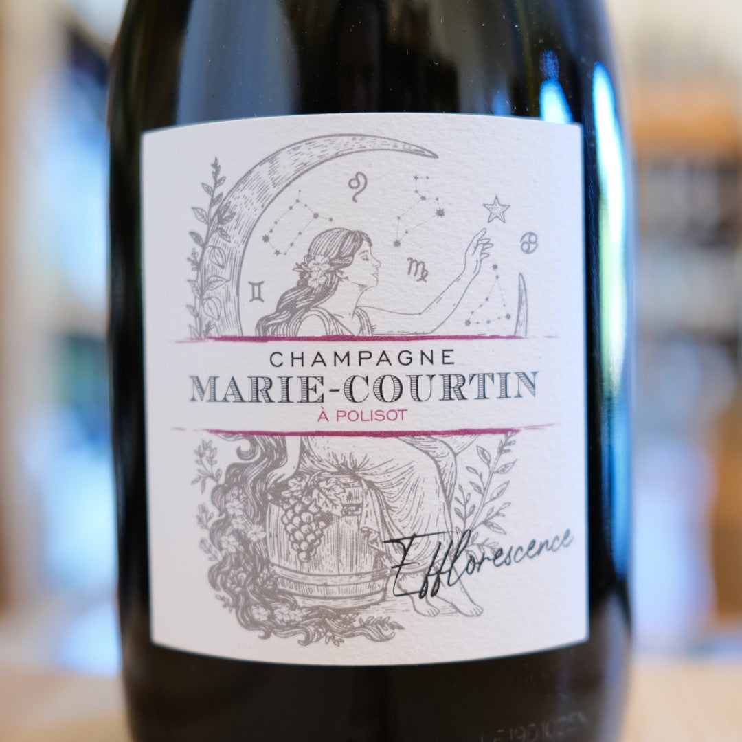 Etichetta Champagne Efflorescence 2019 Marie Courtin Extra Brut France