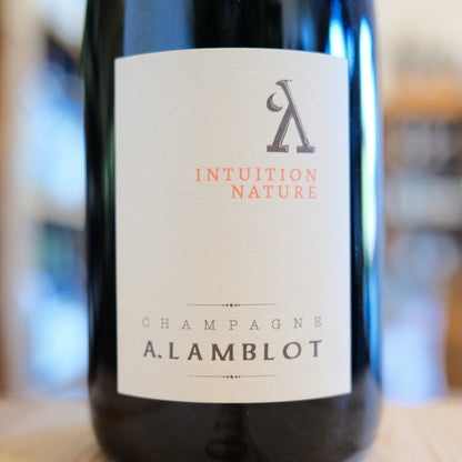 Etichetta Champagne Intuition Nature 2023 Alexandre Lamblot Brut Nature