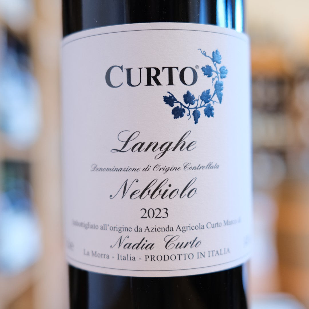 Etichetta Langhe Nebbiolo 2023 Nadia Curto La Morra