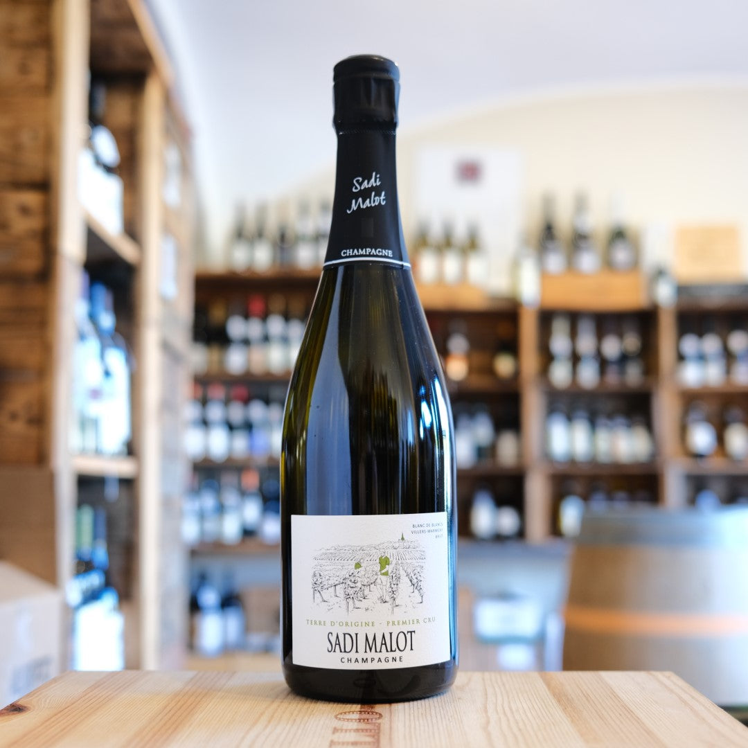 Champagne Premier Cru Terre d’Origine Brut Sadi Malot Blanc de Blancs