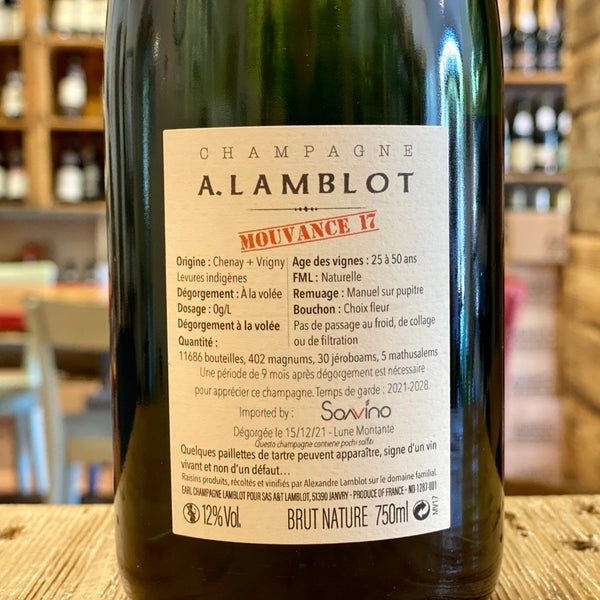 Champagne "Mouvance" 17 Nature