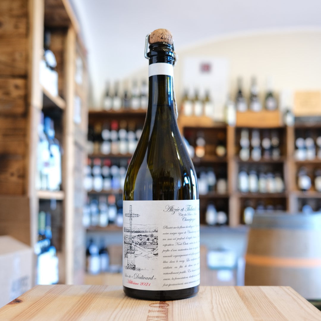 Bottiglia Champagne Dalivard 2021 Brut Nature Alizée et Thibault Tassin