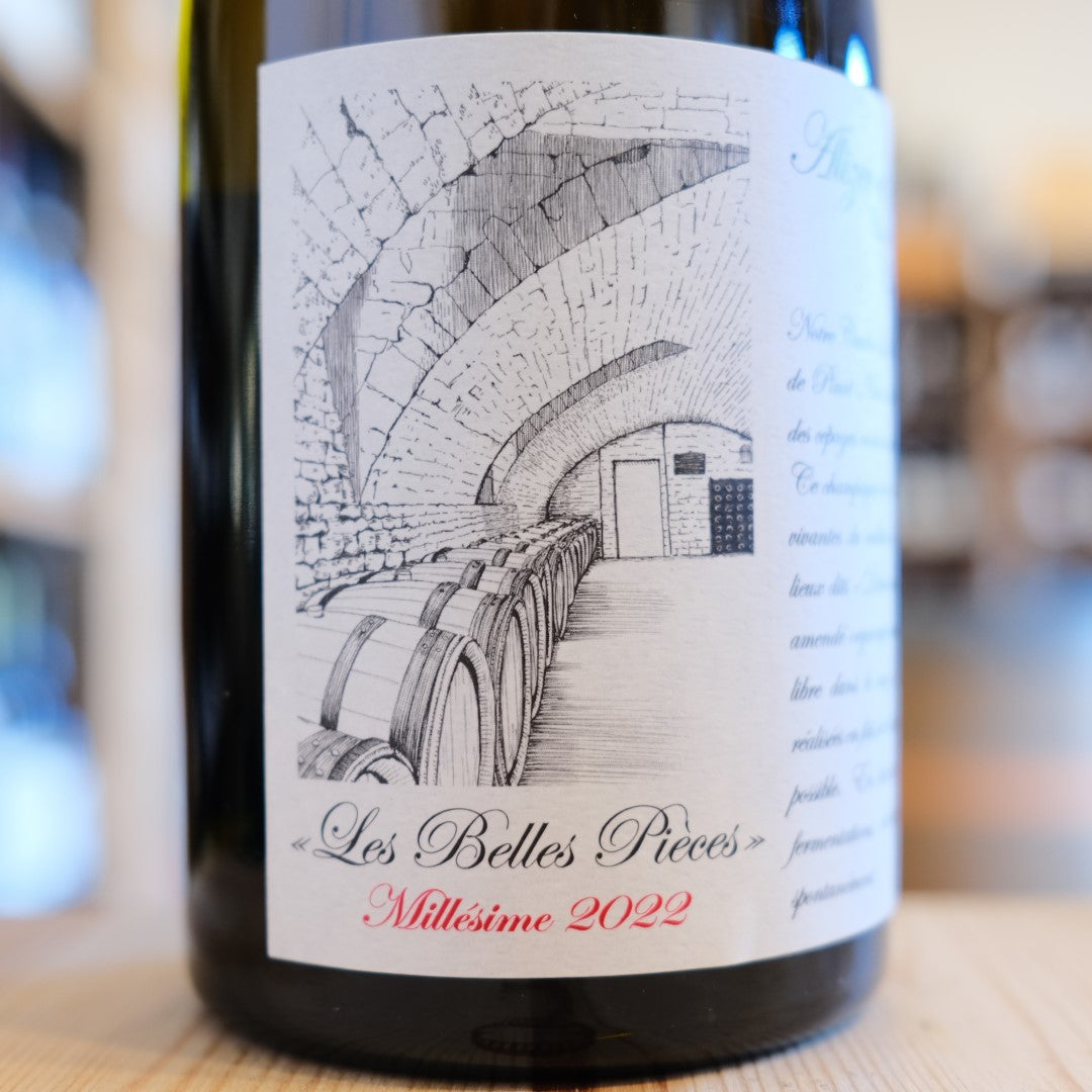 Etichetta Champagne Les Belles Pièces 2022 Alizée et Thibault Tassin
