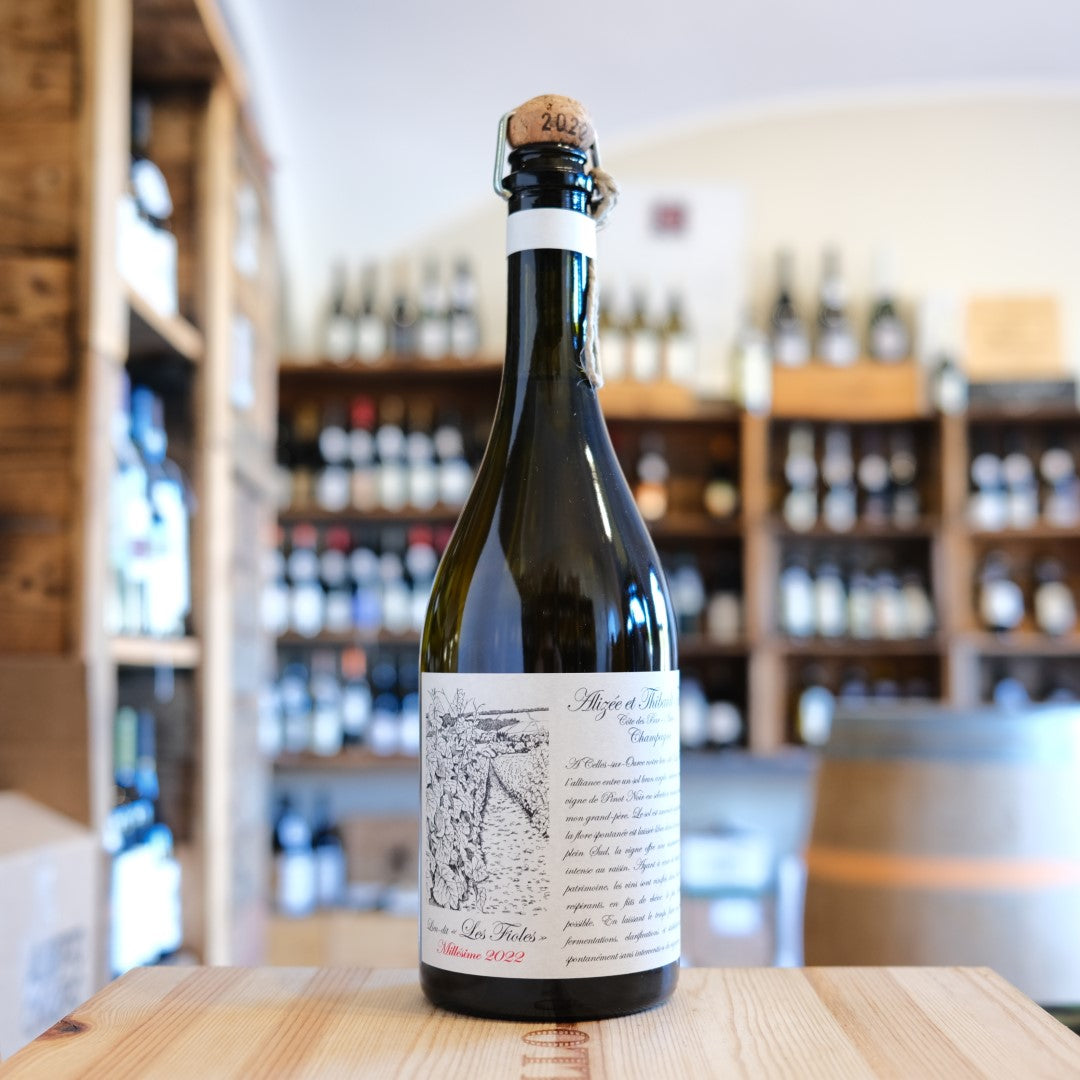 Bottiglia Champagne Les Fioles 2022 Brut Nature Alizée et Thibault Tassin