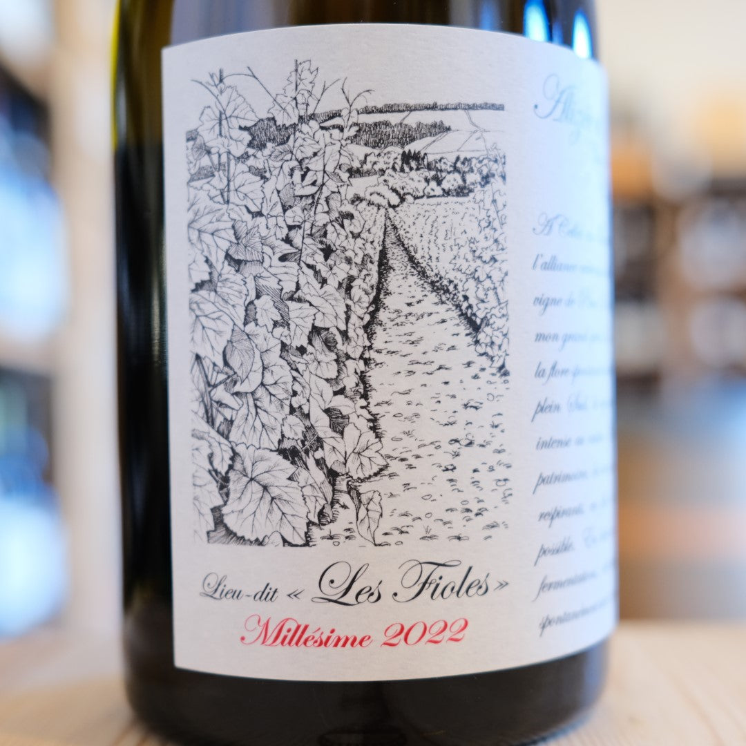 Etichetta Champagne Les Fioles 2022 Alizée et Thibault Tassin