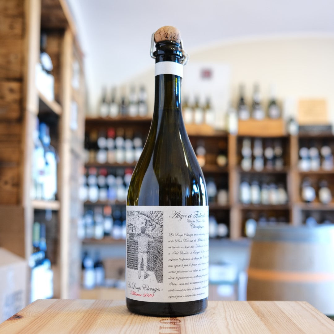 Bottiglia Champagne Les Longs Elevages 2020 Brut Nature Alizée et Thibault Tassin