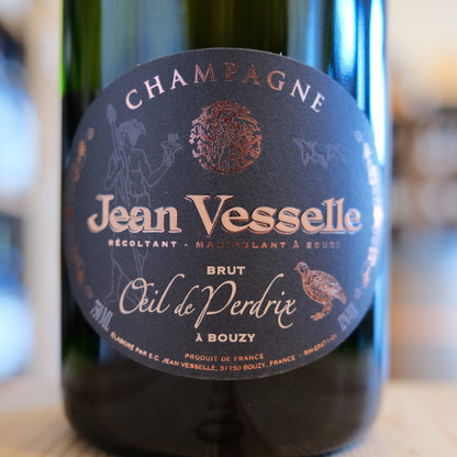 Etichetta Champagne Brut Oeil de Perdrix Jean Vesselle