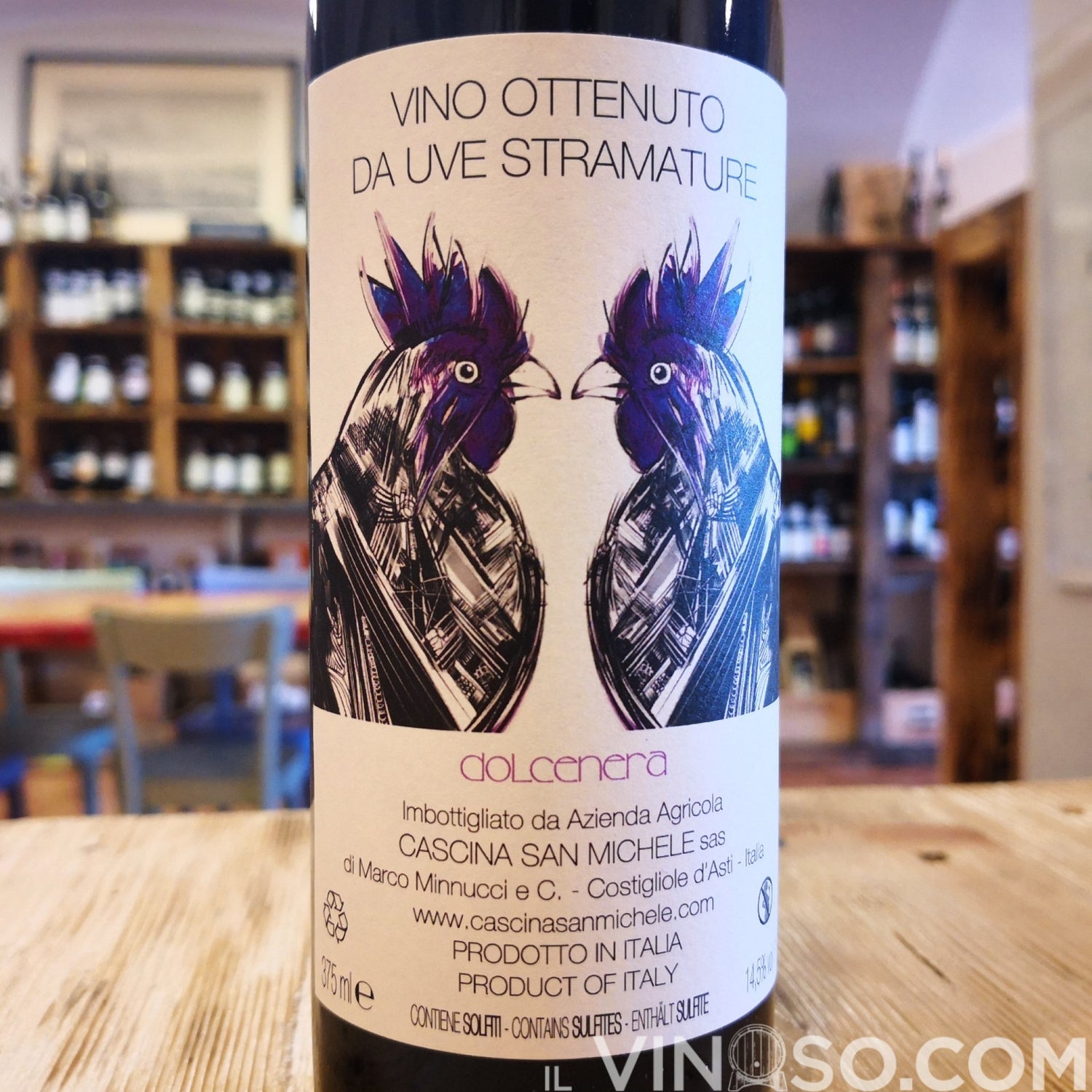 Vino Rosso "Dolcenera" da Uve Stramature