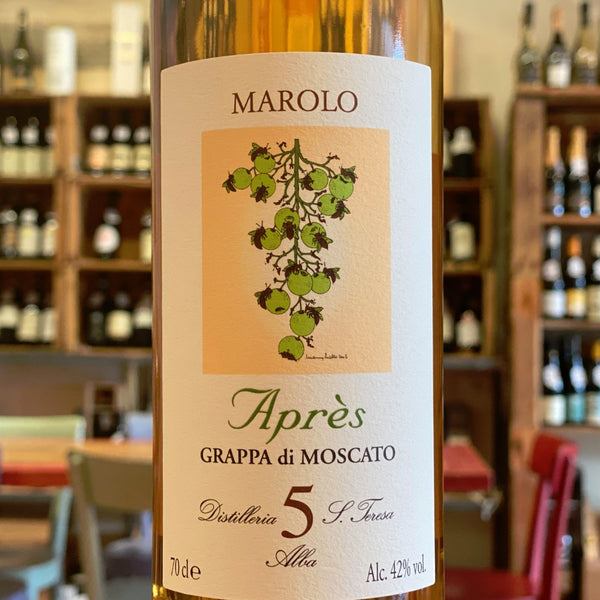Grappa di Moscato "Apres" 5 Anni 42° da 70 cl