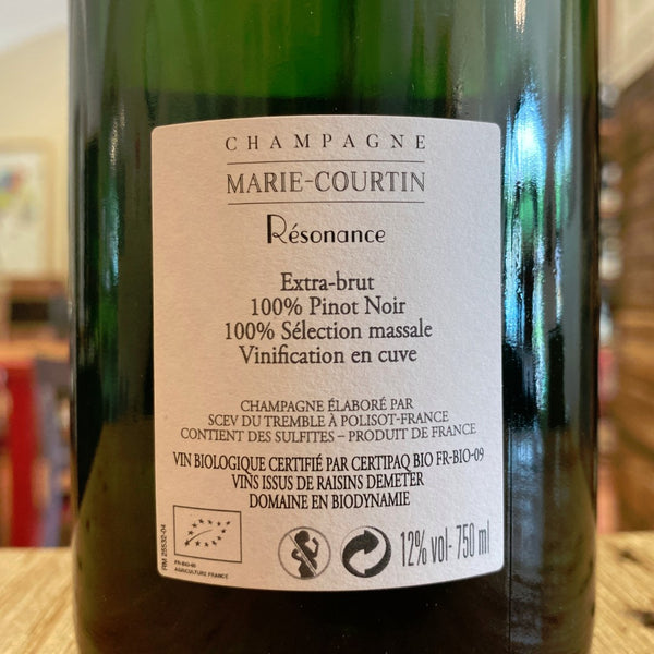 Champagne "Resonance" Extra Brut