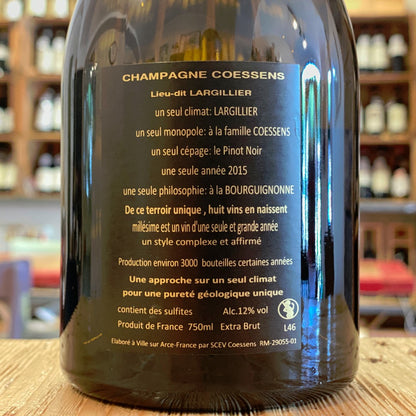 Champagne Extra Brut "Largillier" 2015 Blanc de Noirs