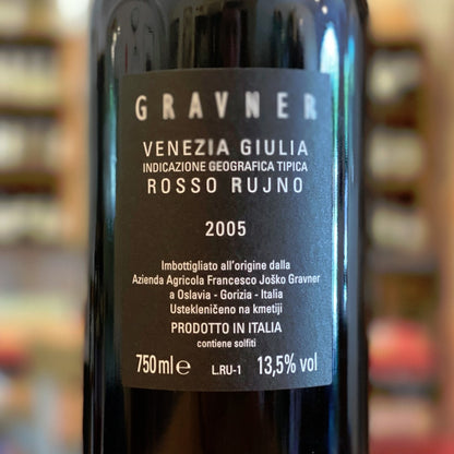 Rosso "Rujno" 2005 Venezia Giulia