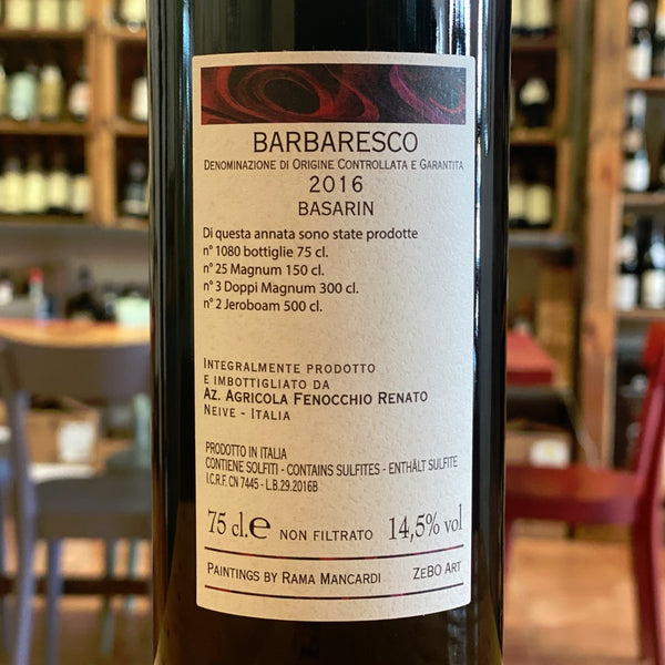 Barbaresco "Basarin" 2016