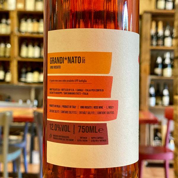 Vino Rosato "Grandi*Nato" 2021
